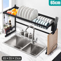 Kitchen Stainless Steel Sink Drain Rack Storage Rack Kitchen Organizer dish drying rack over the sink Spice Organizer 65/85cm