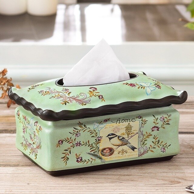 OUSSIRRO 2018 NEW Chinese style Luxury Tissue Box Fashion Elegant Household living Room Desktop Towel Napkin Tissue Holder